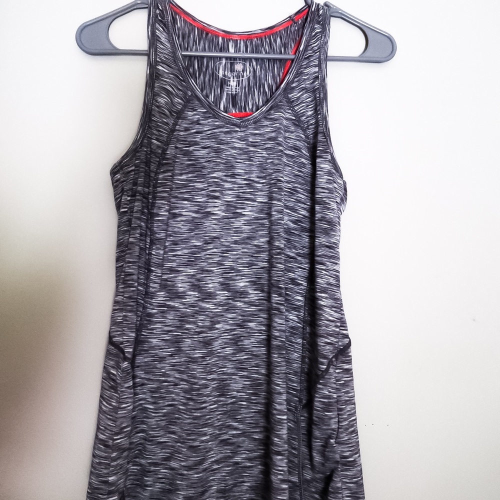 tangerine workout tank top